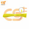 High Quality Ultra Flexible Cooper Electrical Wires, Two Ends PVC Electrical Wire 25cm (Yellow) Pack of 100pcs